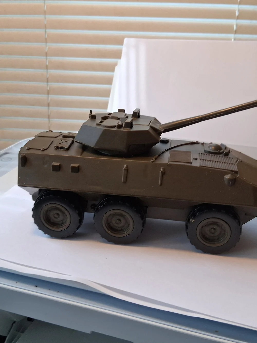 Russian Olive Green Military Toy Armored Vehicle for Kids 8 Long